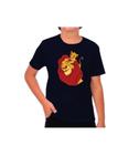 Camiseta Infantil Disney Personagens Rei Leão Simba e Mufasa