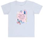 Camiseta Infantil Divertida Versiculo moldurado eu sou o caminho