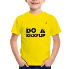 Camiseta Infantil Do a Kickflip - Foca na Moda