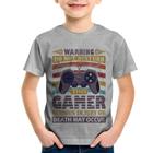 Camiseta Infantil Do Not Disturb This Gamer - Foca na Moda