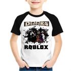 Camiseta blusa preta Infantil Roblox menina julia minegirl personalizada  com seu nome - Estampmax