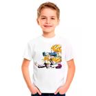 Camiseta dragon ball z goku desenho camisa infantil adulto vetor camisaria  pontofrio, pontofrio