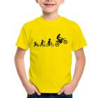 Camiseta Infantil Evolução da Moto - Foca na Moda