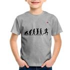 Camiseta Infantil Evolução do Corredor - Foca na Moda