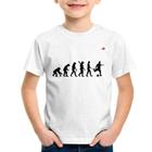 Camiseta Infantil Evolução do Futebolista - Foca na Moda