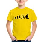 Camiseta Infantil Evolução do Grau XJ6 - Foca na Moda