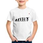 Camiseta Infantil Evolução do Skatista - Foca na Moda