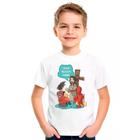 Camiseta Infantil Fé Gospel Jesus Chapolin Goku 06