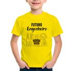 Camiseta Infantil Futuro Engenheiro - Foca na Moda