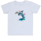 Camiseta Infantil Golphinho aquarela 03