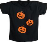 Camiseta Infantil Halloween Abóboras