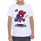 Camiseta Infantil Homem Aranha Modelo 1