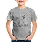 Camiseta Infantil I Like Me - Foca na Moda