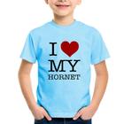 Camiseta Infantil I Love My Hornet - Foca na Moda