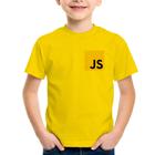 Camiseta Infantil JavaScript - Foca na Moda