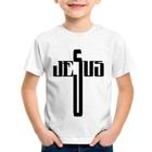 Camiseta Infantil Jesus Cruz - Foca na Moda