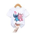 Camiseta Infantil Kawaii Lilo & Stitch - Disney