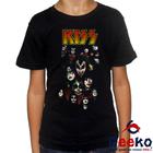Camiseta Infantil Kiss 100% Algodão Geeko