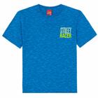 Camiseta Infantil Kyly Algodão Estampa Carro de Corrida cor Azul