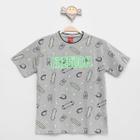 Camiseta Infantil Kyly Fredom Manga Curta Menino