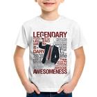 Camiseta Infantil Legendary Awesomeness - Foca na Moda