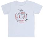 Camiseta Infantil Makeup pinceis e bases