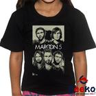 Camiseta Infantil Maroon 5 100% Algodão Maroon Five Geeko