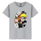 Camiseta Infantil Masculina Algodão Casual Naruto