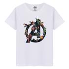 Camiseta Infantil Masculina Algodão Casual Vingadores