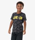 Camiseta Infantil Masculina Game Rovi Kids Preto