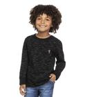 Camiseta Infantil Masculina Manga Longa Trick Nick Preto