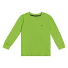 Camiseta Infantil Masculina Meia Malha Manga Longa Elegante Resistente Confortável Dias Frio Inverno