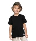 Camiseta Infantil Masculina Meia Malha Trick Nick Preto