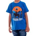 Camiseta Infantil Masculina Ox Horns Azul 51711