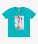 Camiseta Infantil Masculina Rovi Kids Azul