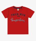 Camiseta Infantil Masculina Trick Nick Vermelho