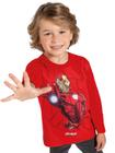 Camiseta infantil meia estação homem de ferro-brandilli