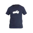 Camiseta Infantil Menina Algodão Estampa Chuteira Casual