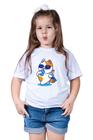 Camiseta Infantil Menina Gatinho Verão Calor Praia