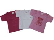 Camiseta Do r Brancoala Infantil E Juvenil Mangas Pink - Modatop -  Camiseta Infantil - Magazine Luiza