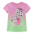 Camiseta Infantil Menina Manga Curta