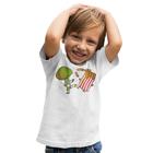 Camiseta Infantil Menina Menino Batatinha Frita vs Brócolis