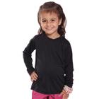 Camiseta Infantil Menina Proteção UV Térmica Solar Manga Longa Camisa Praia Esporte - DF