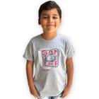 Camiseta Infantil Menino De Marca Gola Careca Estilosa