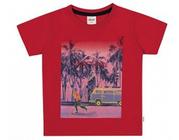 Camiseta Infantil Trator do Red Farmer do Garoto Personalizado com