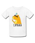 Camiseta Infantil Menino Menina Capivara Animal Paz e Amor Peace And Love