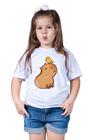 Camiseta Infantil Menino Menina Capivara Capybara Zoológico Animal