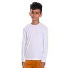 Camiseta Infantil Menino Proteção UV Térmica Solar Manga Longa Camisa Praia Esporte