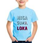 Camiseta Infantil Miga Sua Loka - Foca na Moda