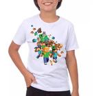 Camiseta Infantil Minecraft Modelo 3